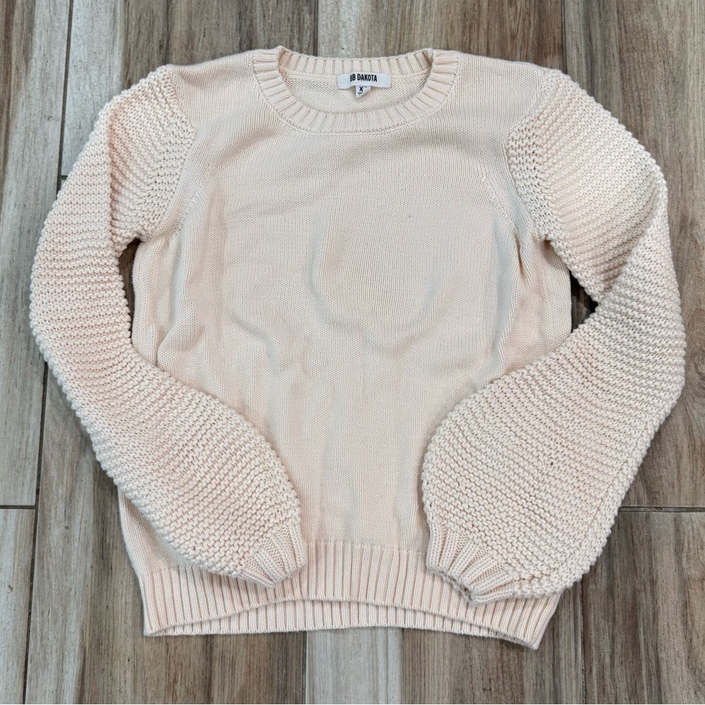 BB Dakota Soft Cream Knit Sweater